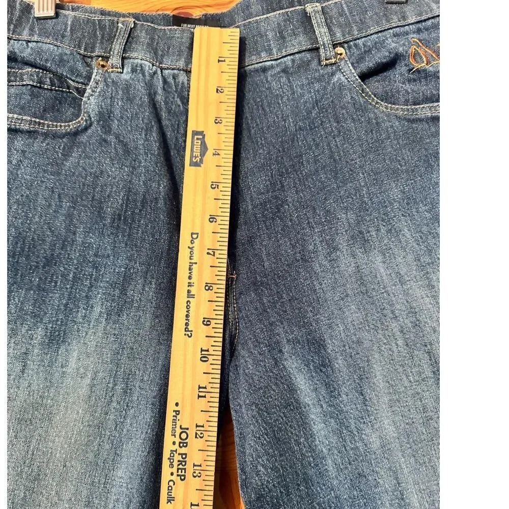 Ovation Denim Euroseat Breaches w/knee patch equestrian horse girl horseback 32 - Picture 9 of 10